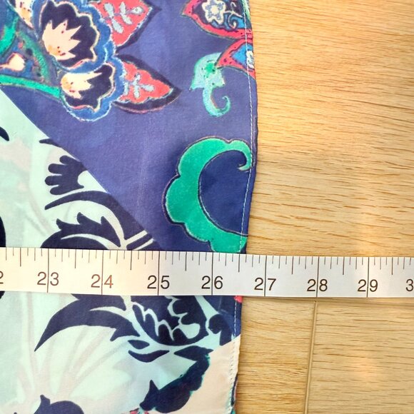 πππ Chicoβs Multicolor Floral Patchwork Blouse | Size 1 (M/L) - Picture 15 of 15